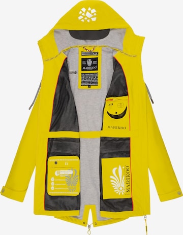 MARIKOO Toiminnallinen takki 'Ulissaa' värissä keltainen