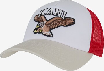 Casquette Karl Kani en beige : devant