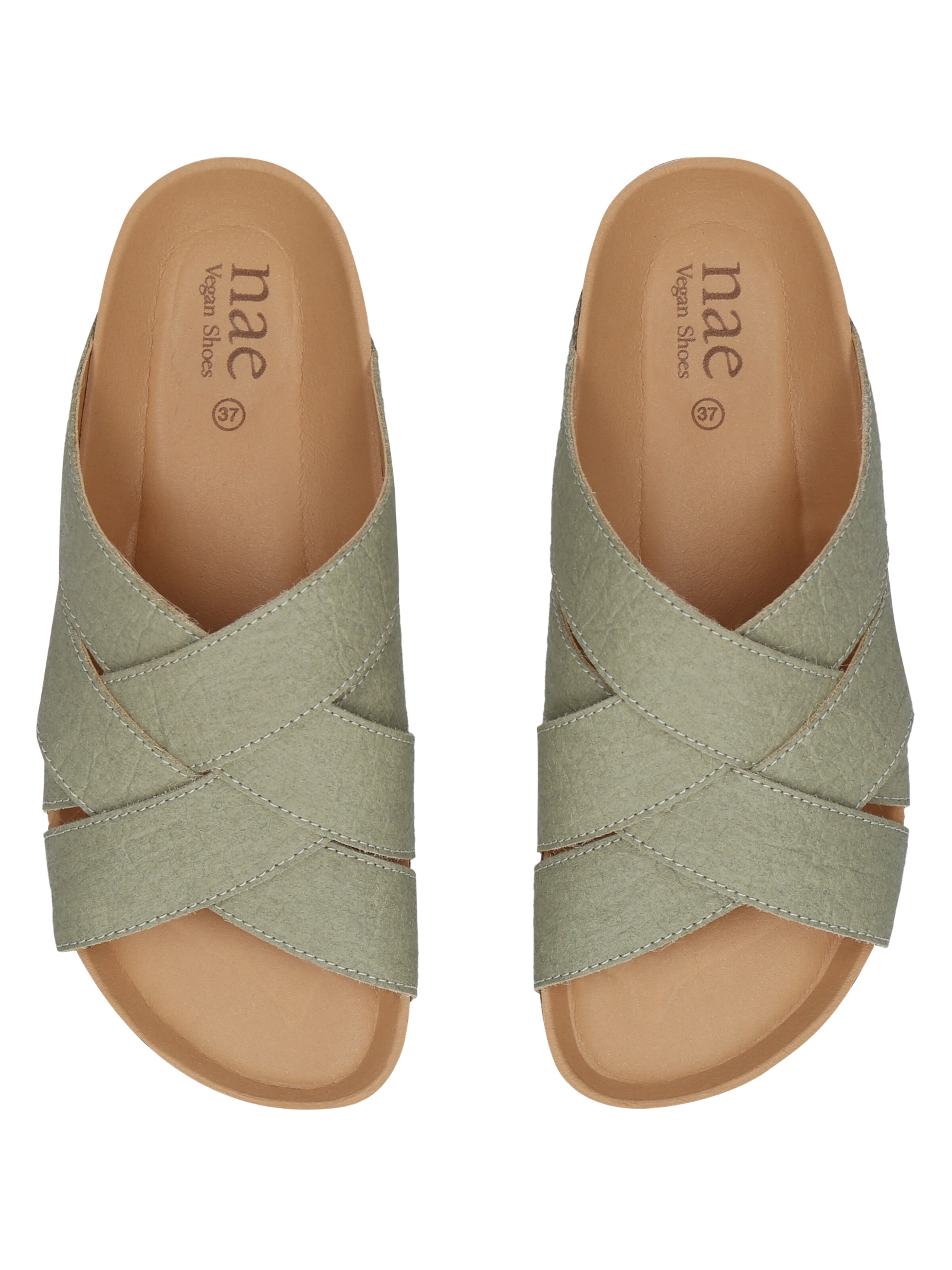 nae Vegan Shoes Mule 'TANNA' in Green