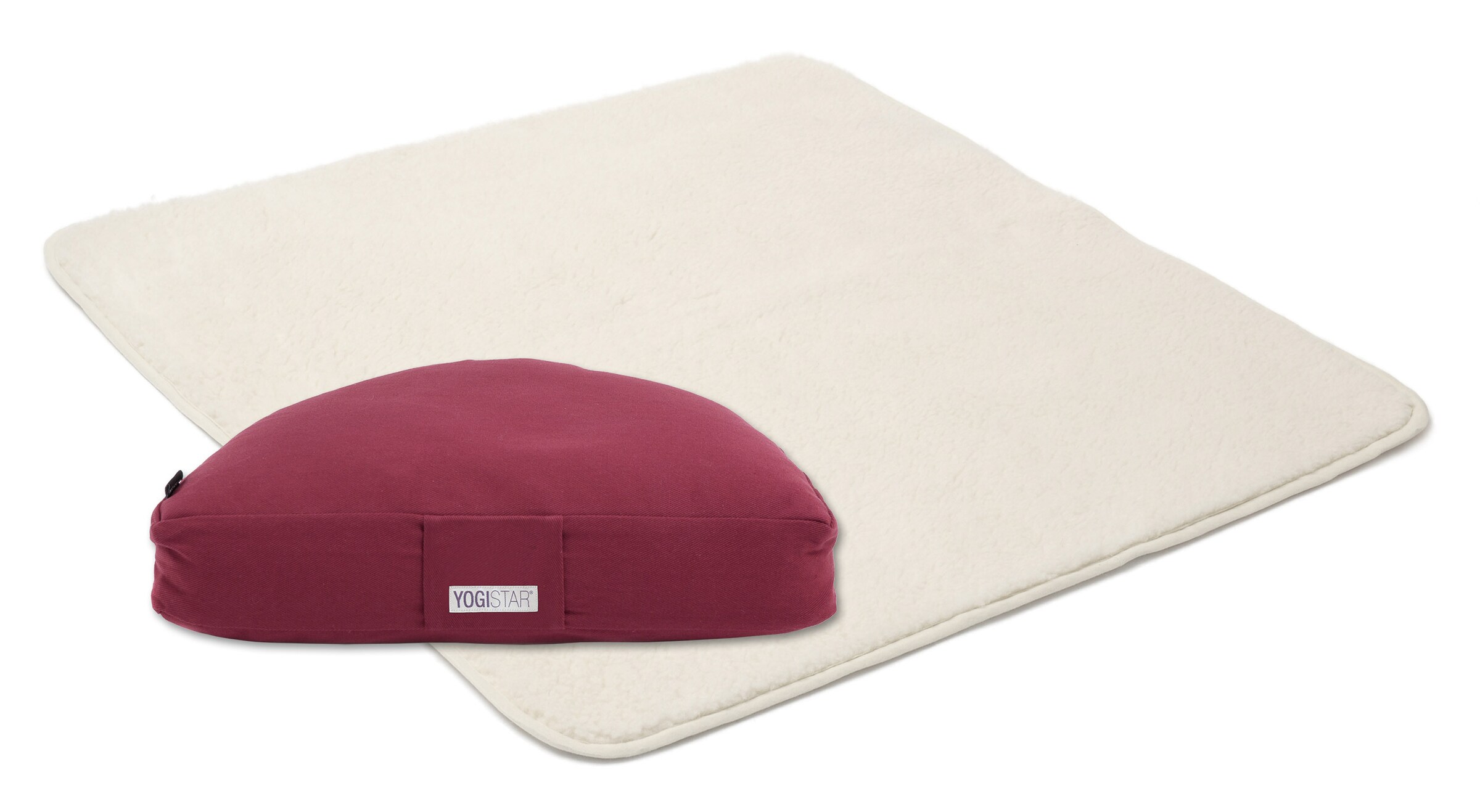 YOGISTAR.COM Mat in Red: front
