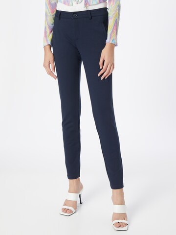 Coupe slim Pantalon chino 'Tessa' Fransa en bleu : devant