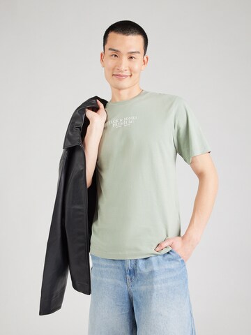 Jack & Jones Premium Koszulka 'JPRBLArchie' w kolorze zielony: przód