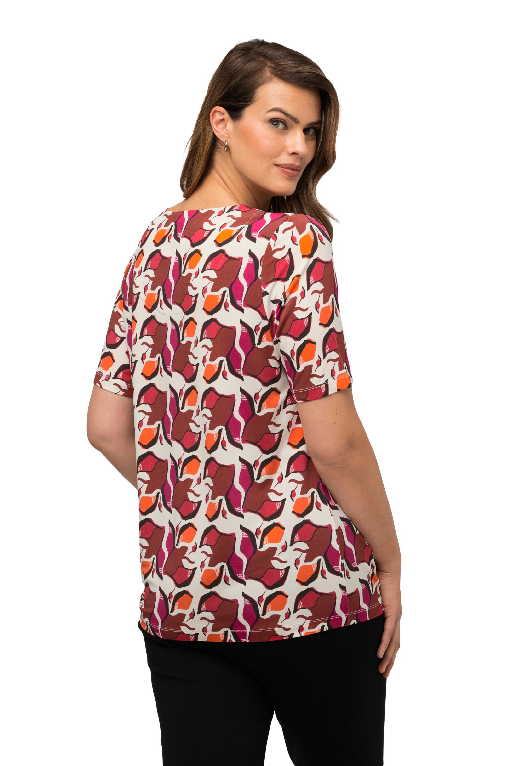 T-shirt Ulla Popken en rouge