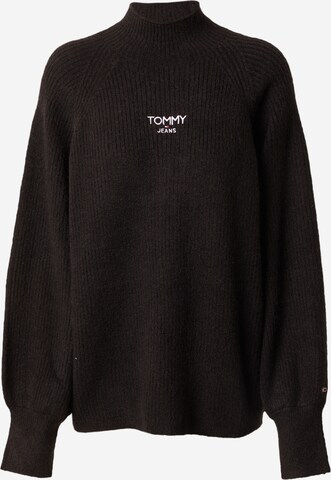 Tommy Jeans Sweter w kolorze czarny: przód