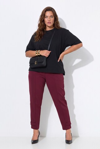 Ulla Popken Tapered Broek in Rood