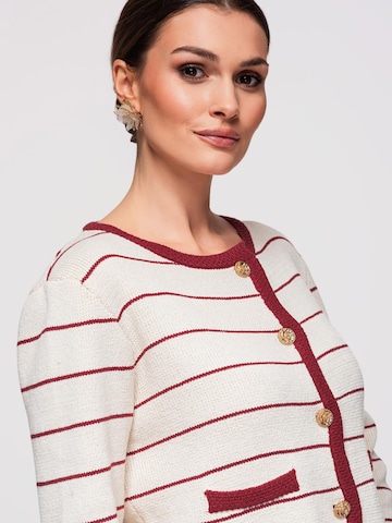 Ombre Strickjacke‌‌‌ in Beige