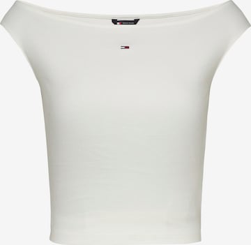 Top di Tommy Jeans in bianco: frontale