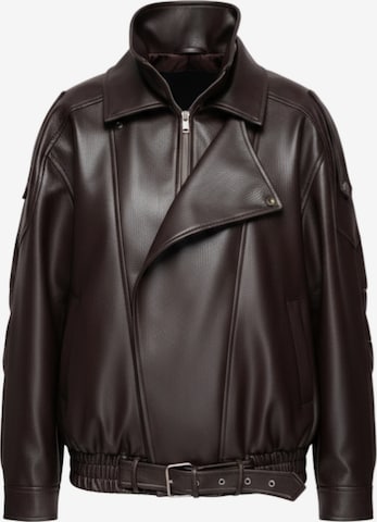 Ombre Tussenjas in Bruin: voorkant