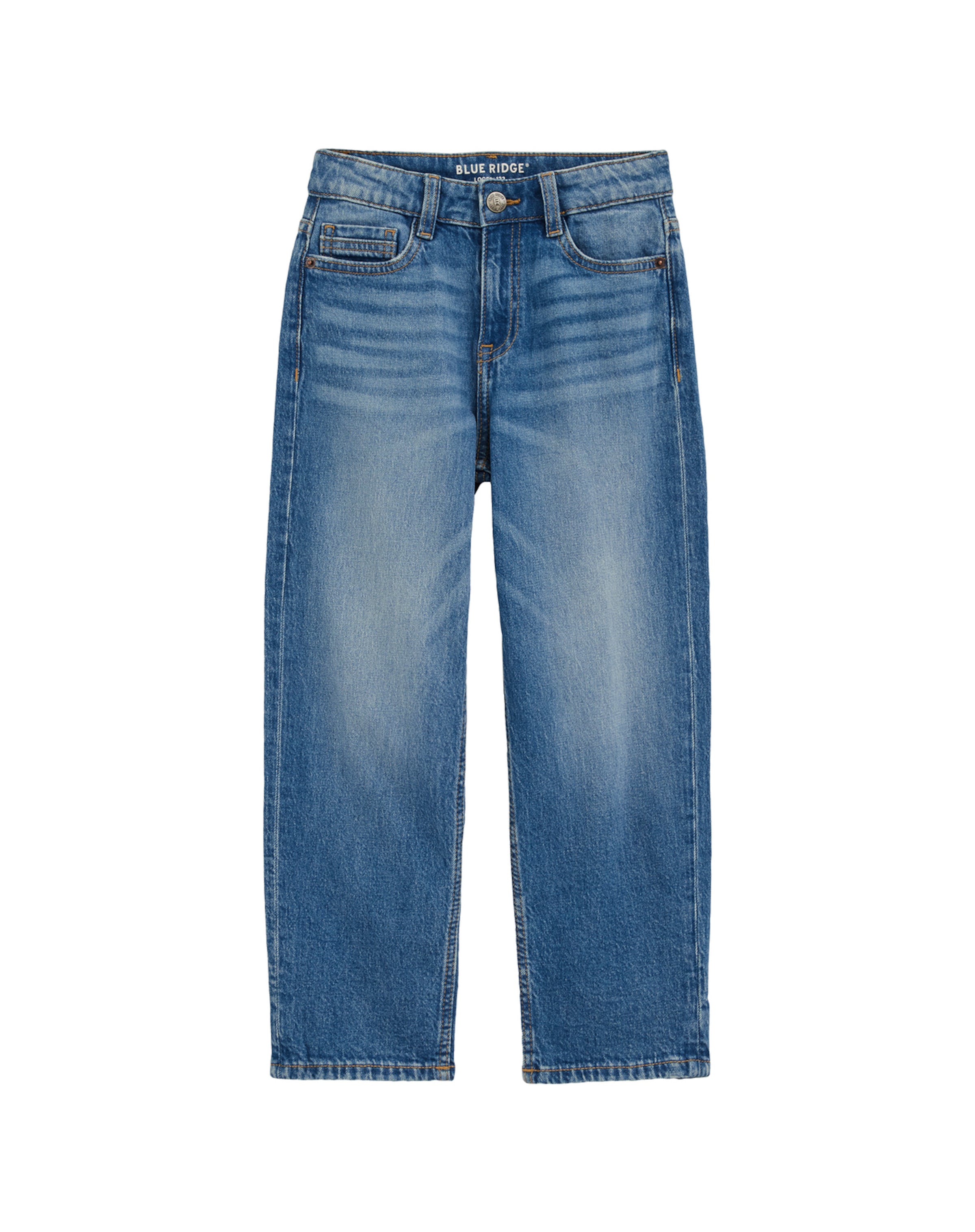 WE Fashion Свободный крой Джинсы в Синий: спереди