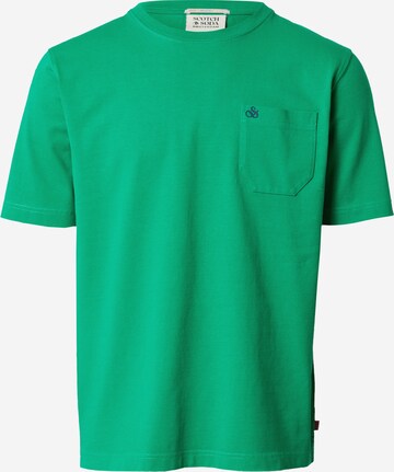 T-Shirt SCOTCH & SODA en vert : devant