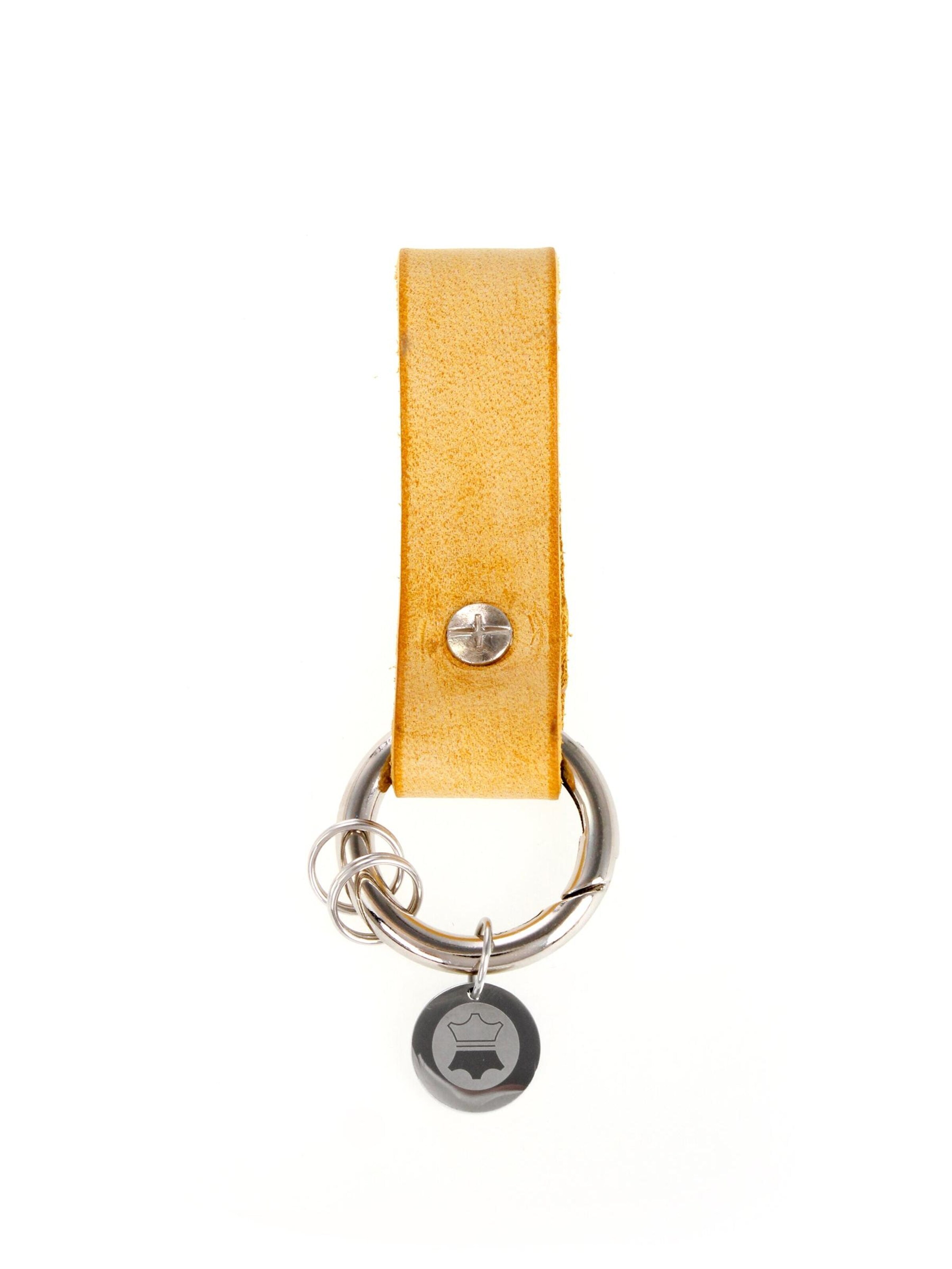 carisco Key Ring 'Gump Keyring' in Yellow: front