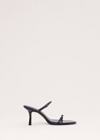 MANGO Pantolette in Braun