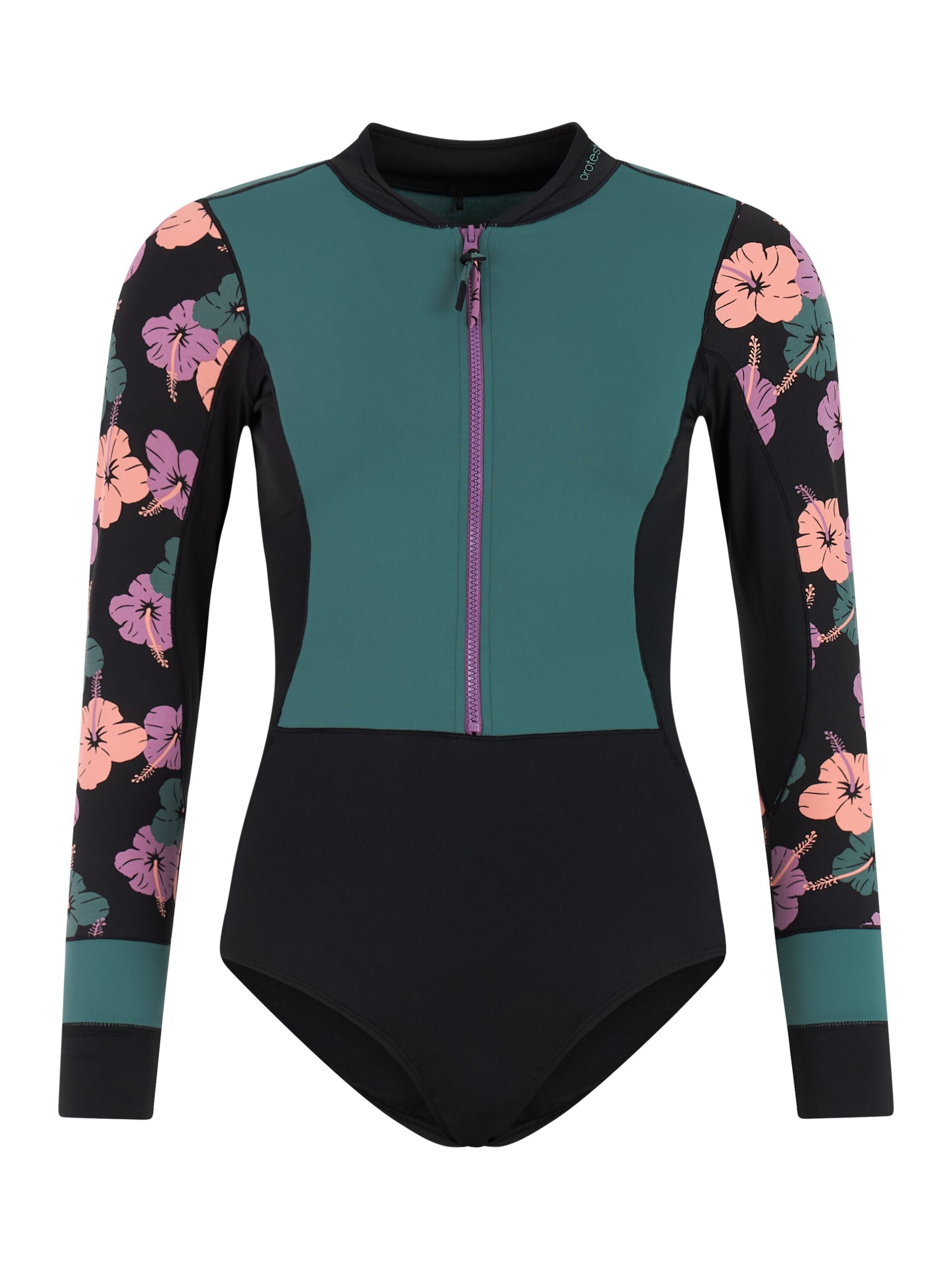 PROTEST Badpak 'PRTMalia' in Zwart: voorkant