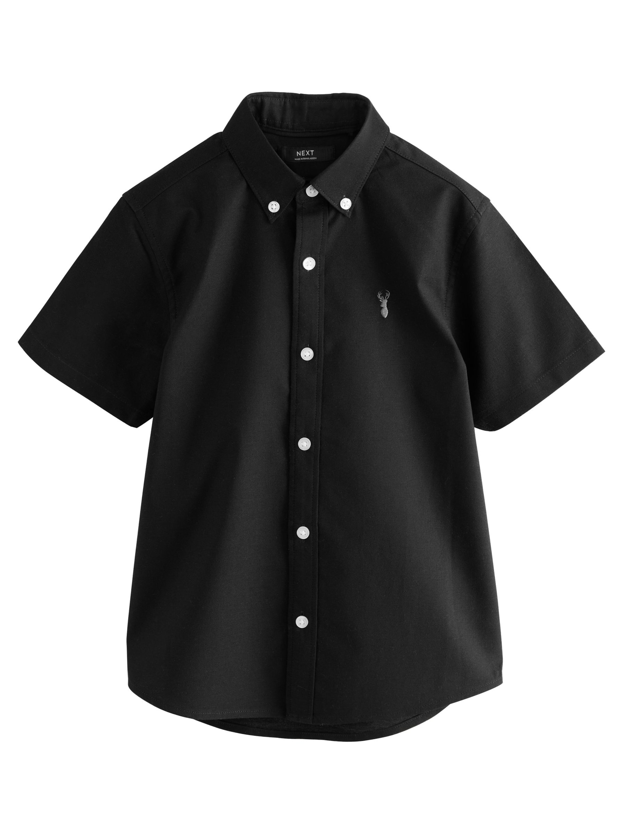 Next Regularny krój Koszula w kolorze czarny: przód