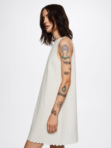 Robe 'ALMOND' MANGO en blanc