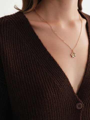 MixRay Gebreid vest in Bruin