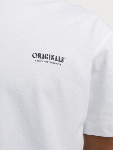JACK & JONES Bluser & t-shirts 'MYKONOS' i hvid