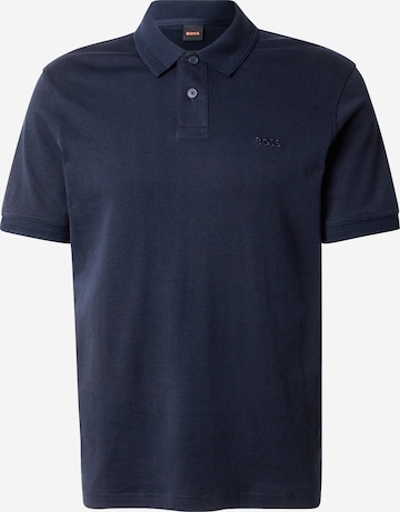 T-Shirt BOSS en bleu : devant