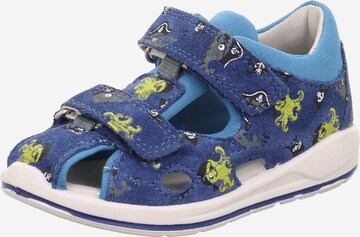 SUPERFIT Отворени обувки 'BOOMERANG' в синьо: отпред