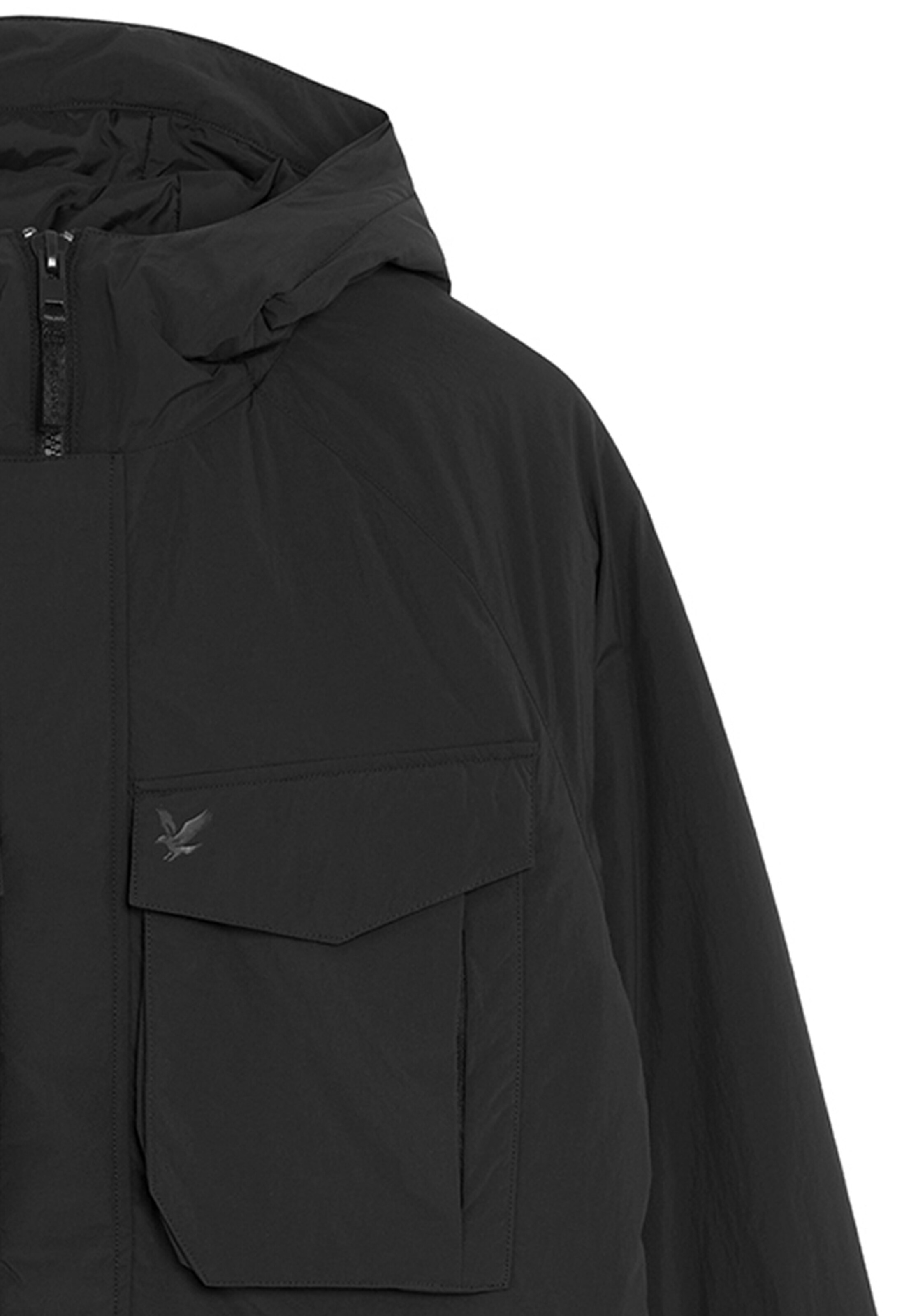 Lyle & Scott Tussenparka in Zwart