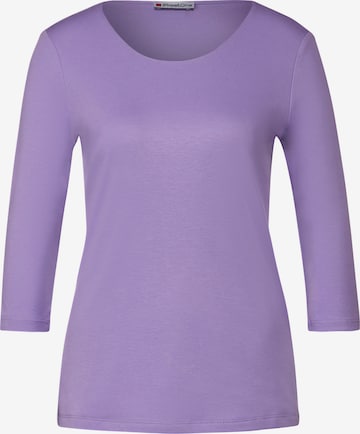 STREET ONE Shirt in Purple: front