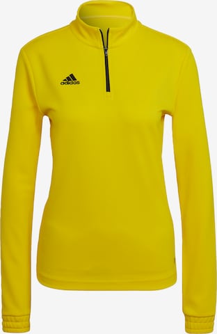 Maglia funzionale 'Entrada 22' di ADIDAS SPORTSWEAR in giallo: frontale