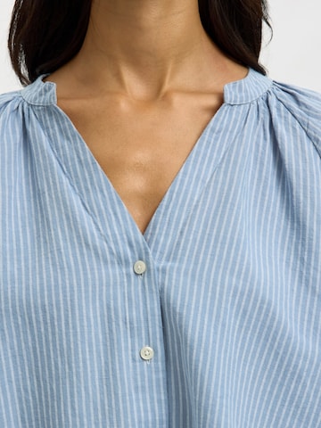 SELECTED Bluse 'SLFCLEO-ALBERTA' in Blau