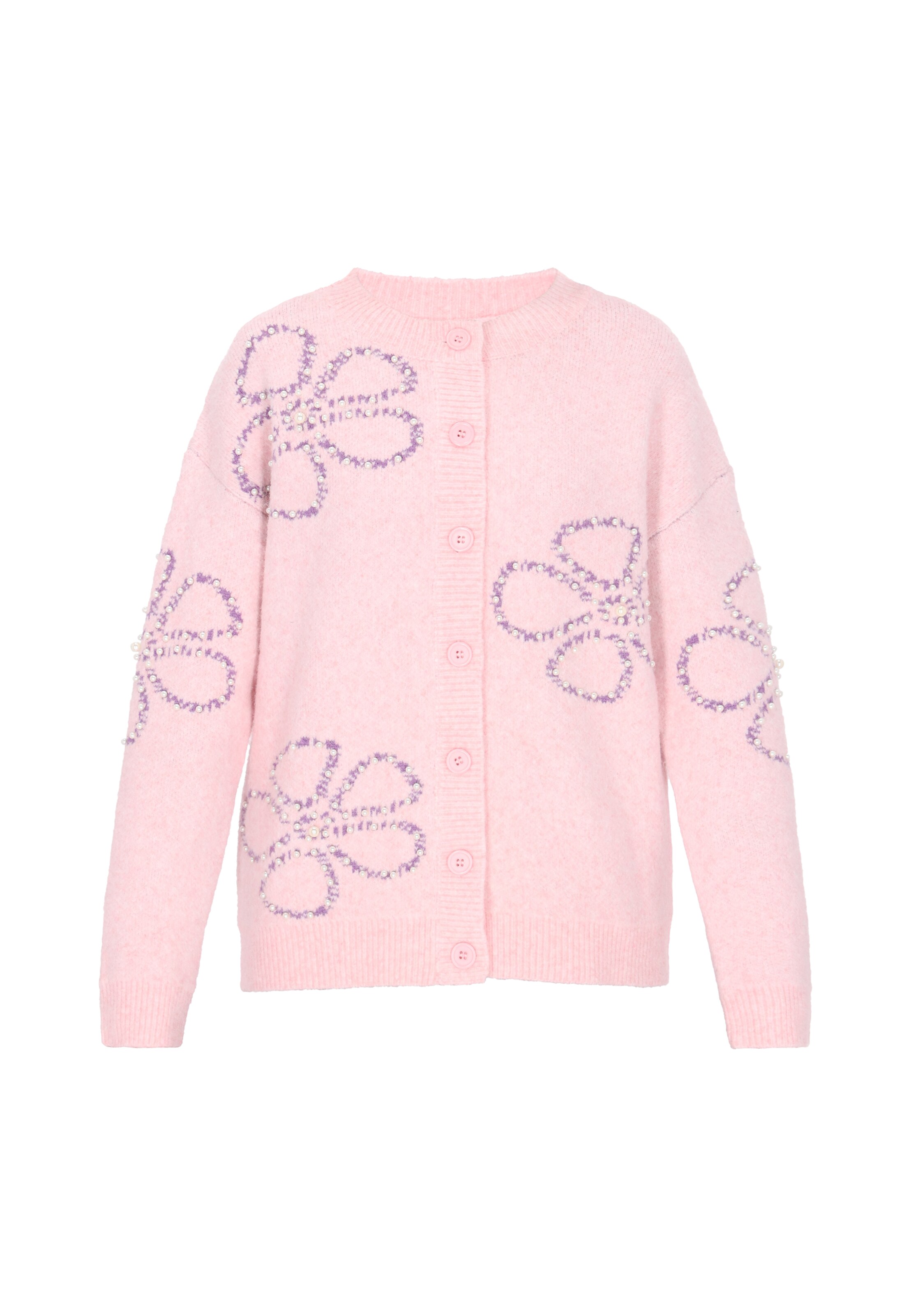 MYMO Kardigan – pink: přední strana