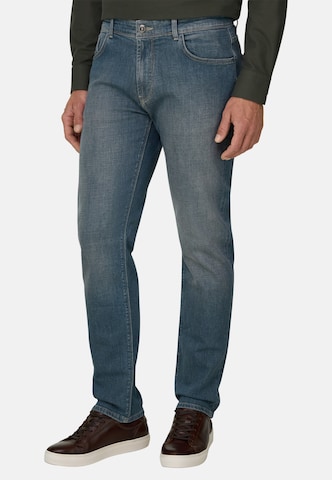 Boggi Milano Loosefit Jeans in Blauw: voorkant