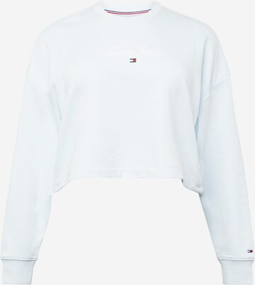 Sweat-shirt 'Essential' Tommy Jeans Curve en bleu : devant