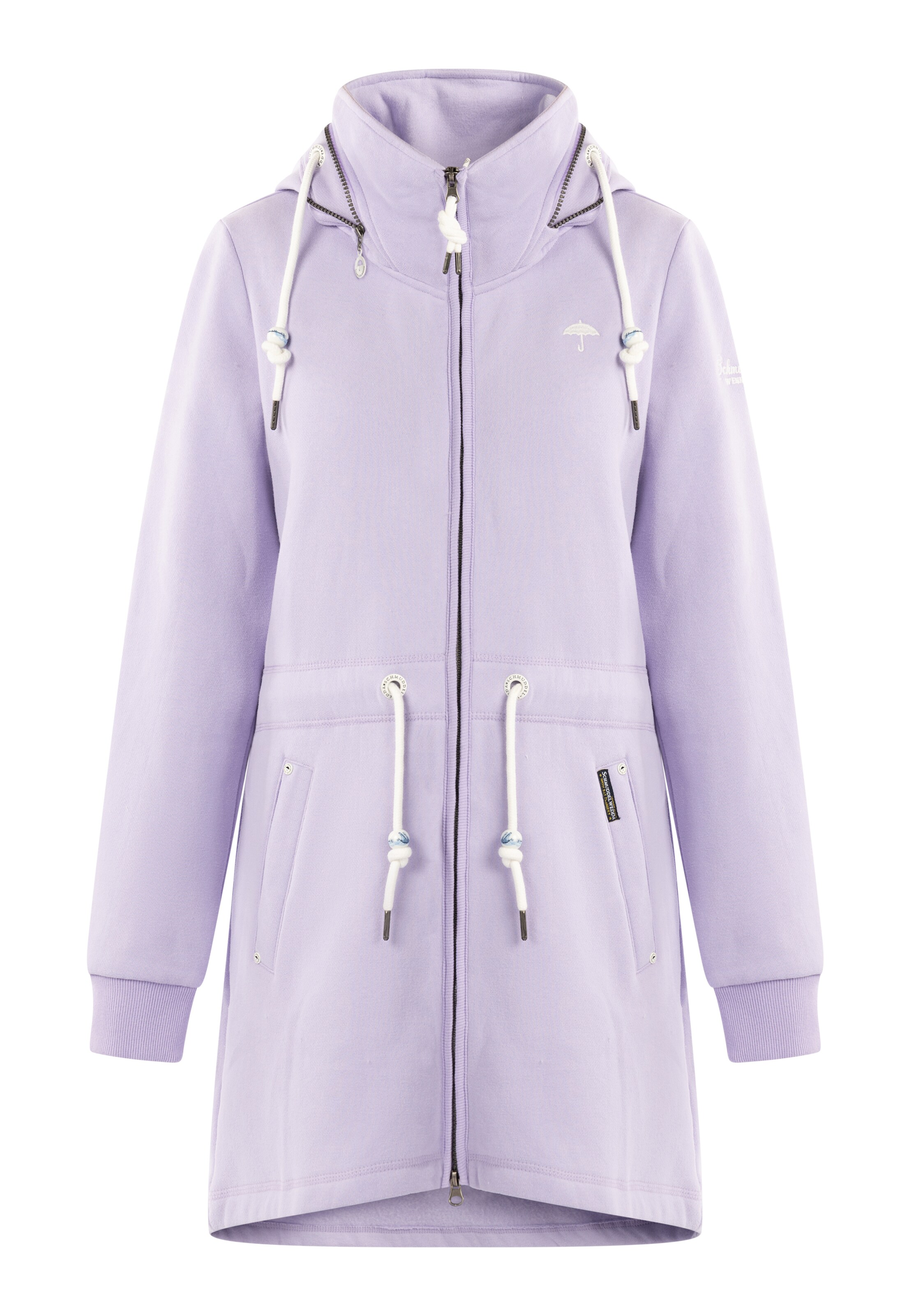 Schmuddelwedda Sweatvest in Lila: voorkant