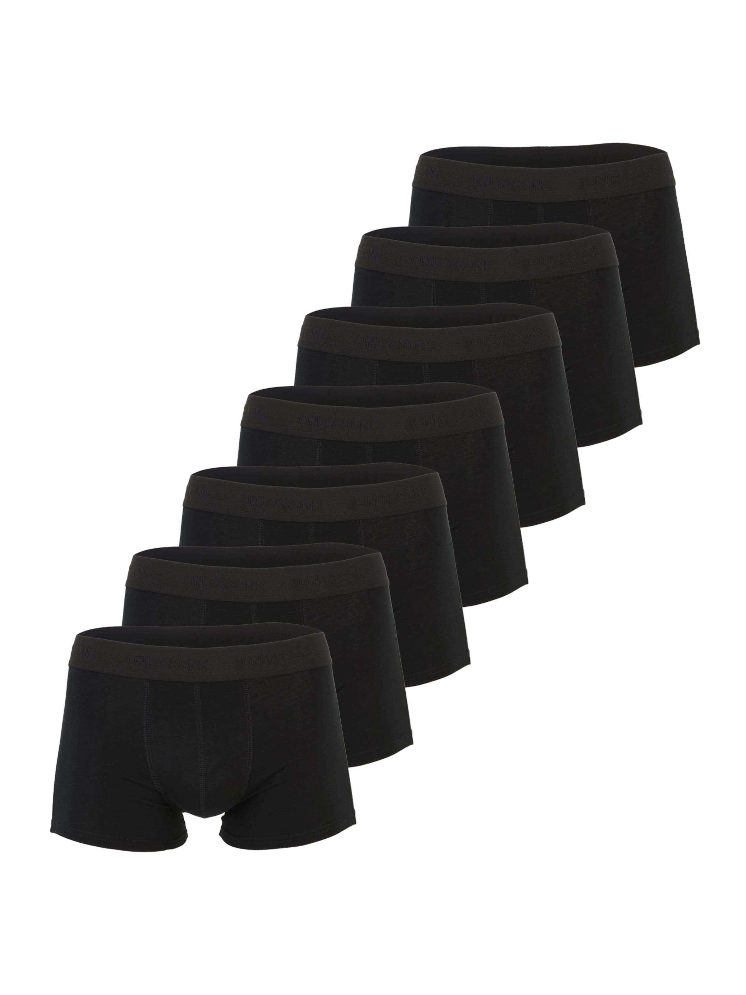 Only & Sons Boxer shorts 'ONSTREY' in Black: front