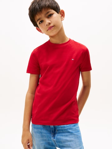 TOMMY HILFIGER Shirt 'ESSENTIAL' in Red: front