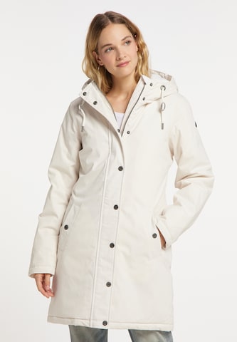 Manteau fonctionnel DreiMaster Vintage en blanc : devant