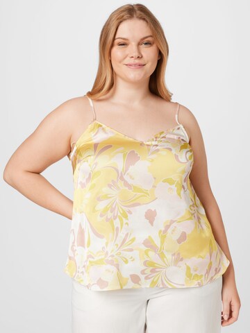 River Island Plus Blouse in Yellow: front