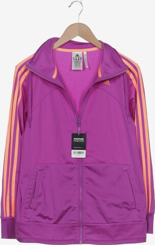 ADIDAS PERFORMANCE Sweatshirt & Zip-Up Hoodie in M in Purple: front