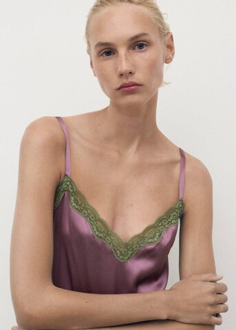 MANGO Negligée 'Jones' in Lila