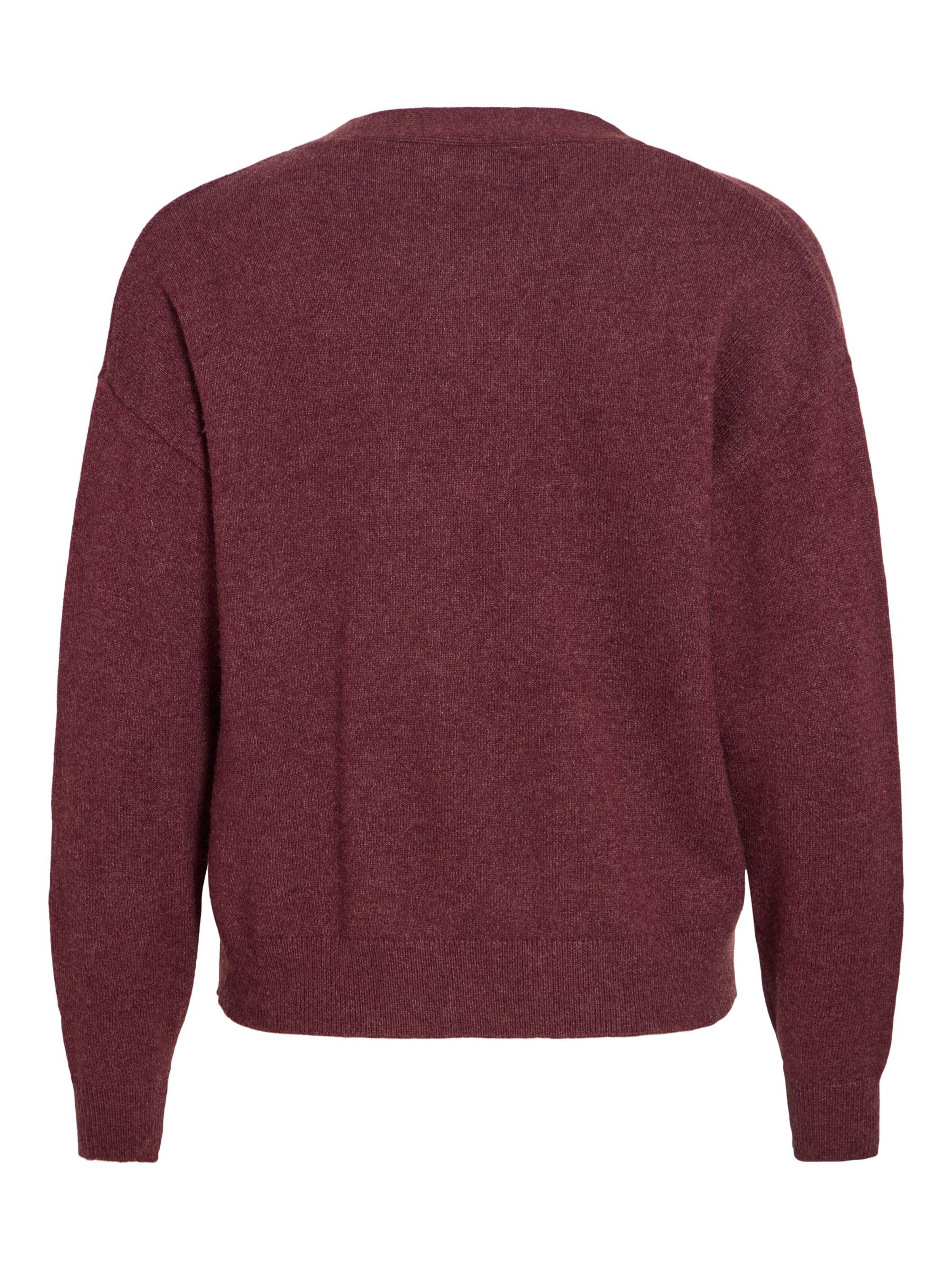 VILA Knit Cardigan 'VIRil' in Brown