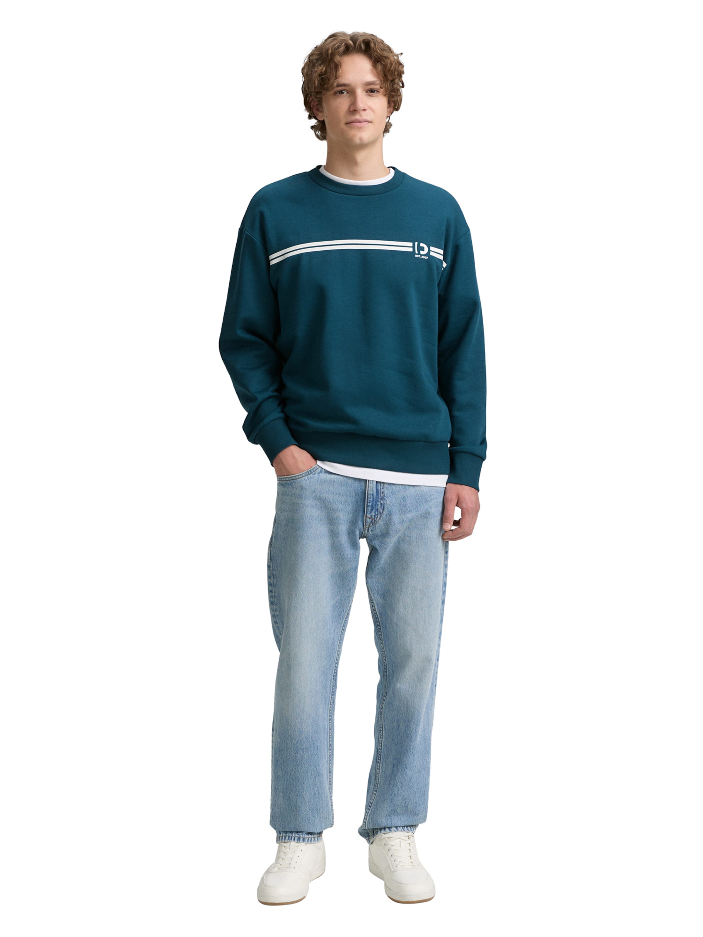 TOM TAILOR DENIM - Sudadera en verde