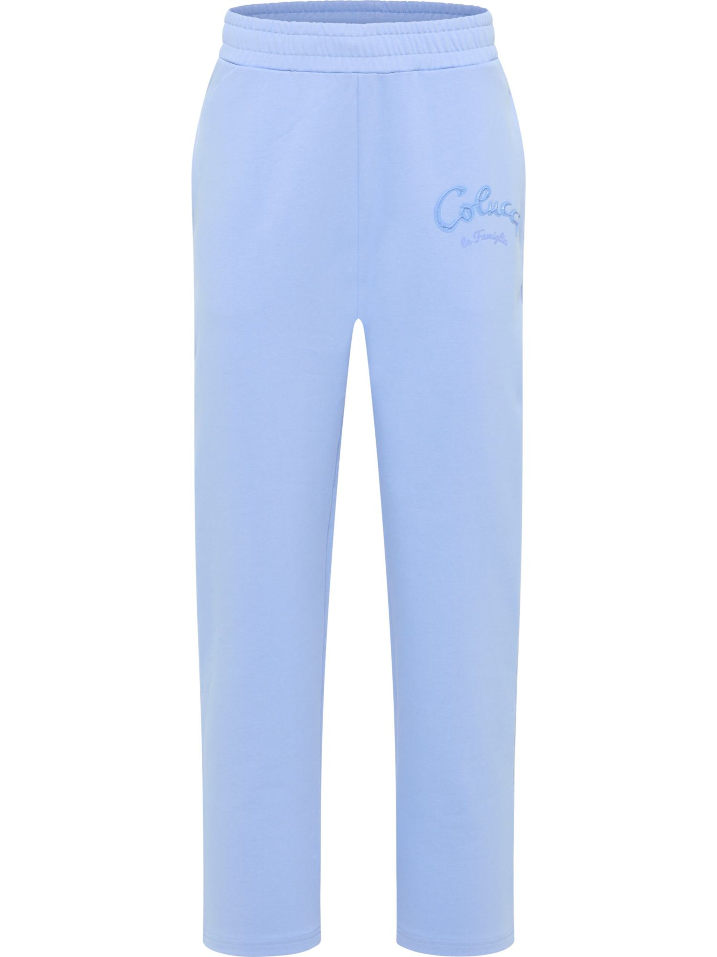 Carlo Colucci Broek 'Dorner' in Blauw: voorkant