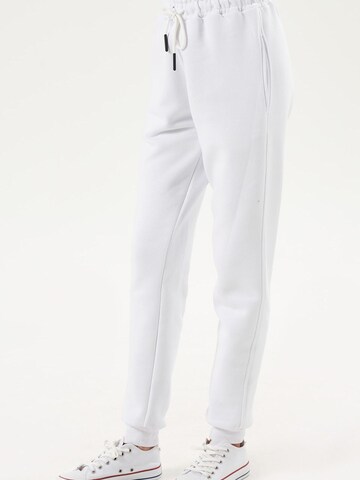 LOUIS LECLER Slimfit Broek 'Sasha' in Wit