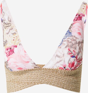 Triangle Hauts de bikini River Island en rose : devant