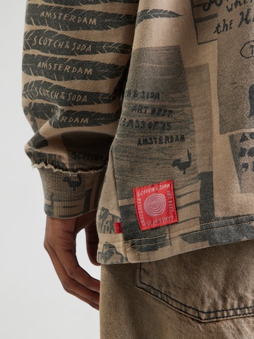 SCOTCH & SODA Sweatshirt in Beige
