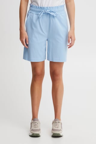 Oxmo Regular Shorts 'Daniella' in Blau: predná strana