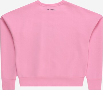 Karl Lagerfeld Sweatshirt i rosa