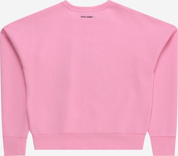 Sweat-shirt Karl Lagerfeld en rose