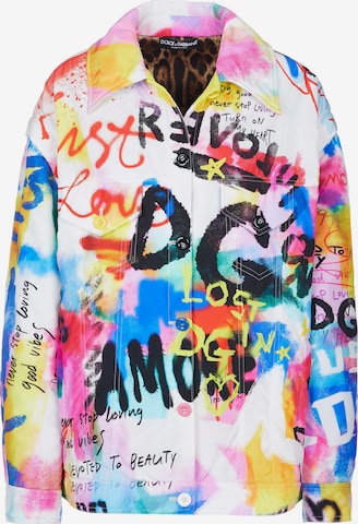DOLCE & GABBANAPrijelazna jakna 'Dolce & Gabbana Jacke' - miks boja boja: prednji dio