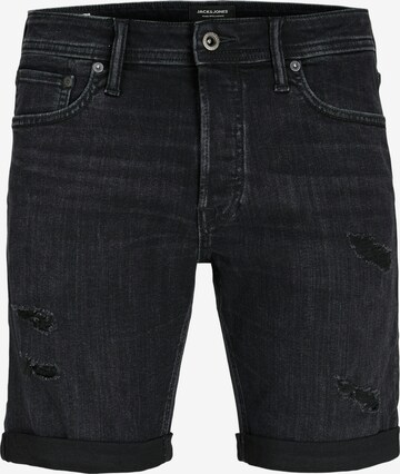 JACK & JONES Slimfit Jeans 'RICK ORIGINAL' i svart: framsida