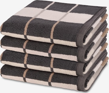 ROSS Towel 'Three Stars' in Grey: front