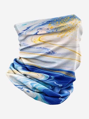 Rune Bandana 'The Cipher | Ice Silk Street-Edge Gaiter'‌‌ in Blau: Vorderseite